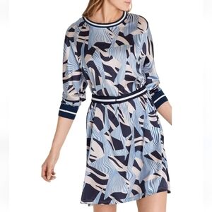 Marc Cain Silk Printed Mini Dress NWT